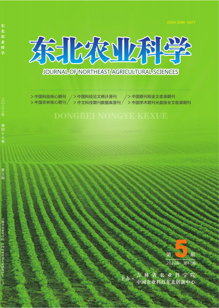 东北农业科学杂志封面