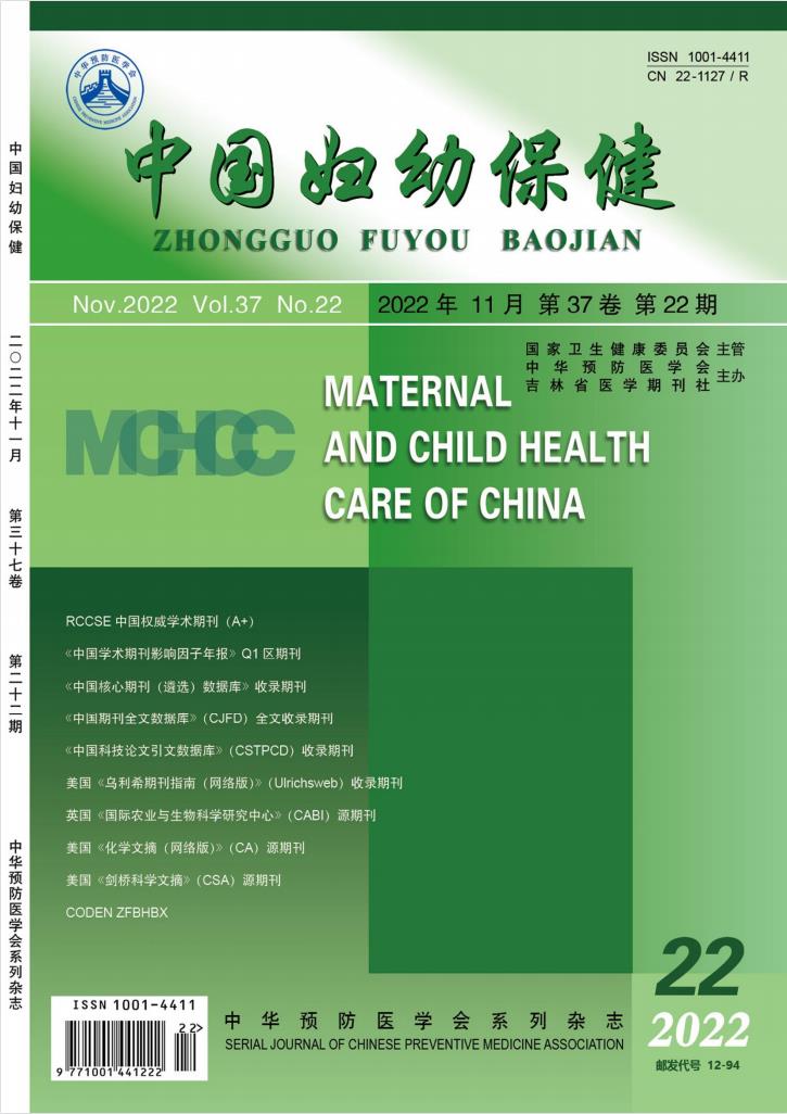 中国妇幼保健封面