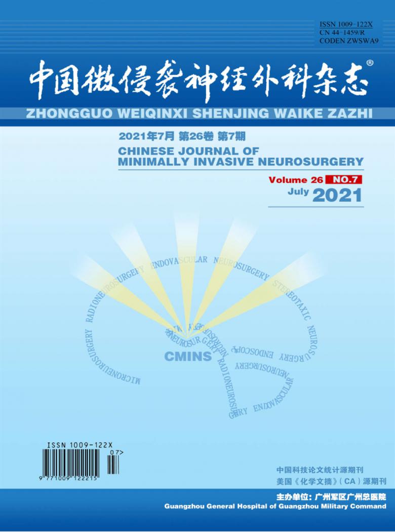 中国微侵袭神经外科杂志封面