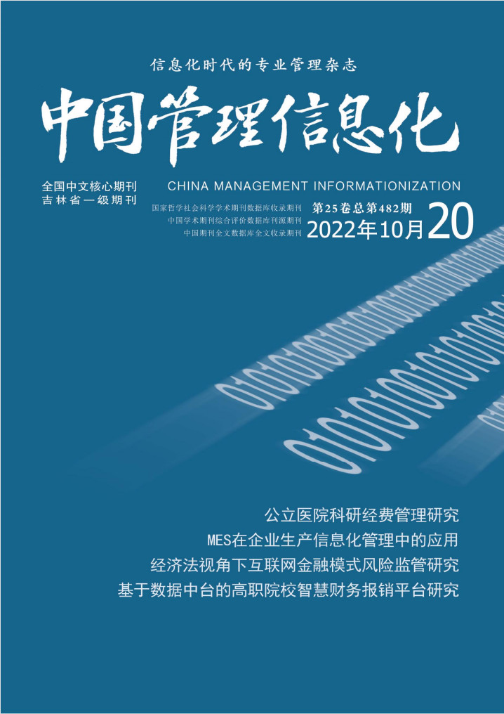 中国管理信息化杂志封面