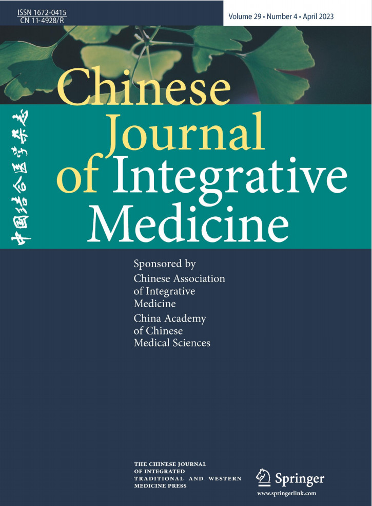 中国结合医学杂志英文版封面
