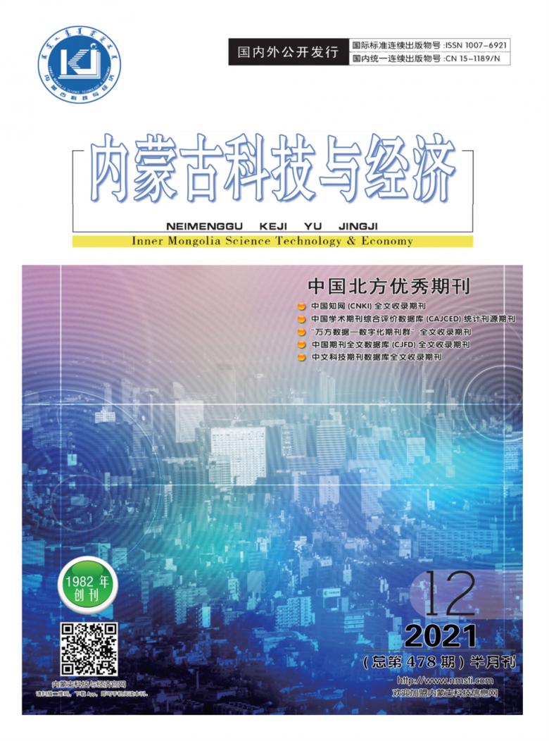 内蒙古科技与经济杂志封面