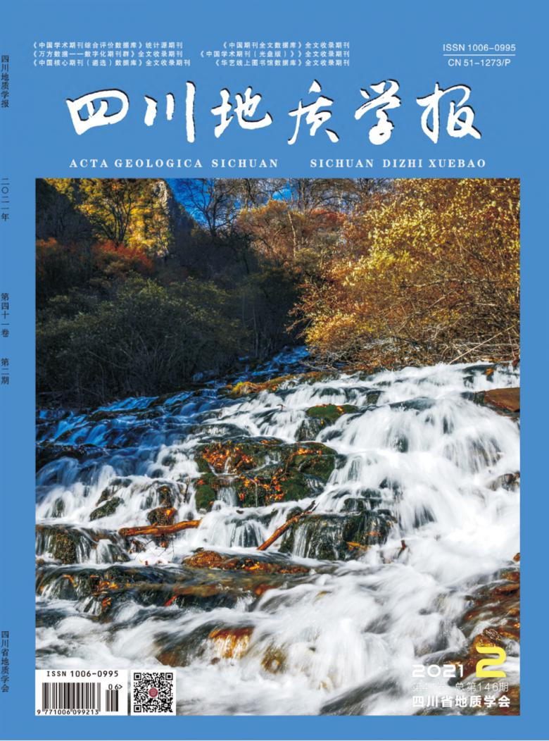 四川地质学报杂志封面