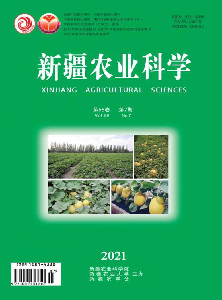 新疆农业科学杂志封面