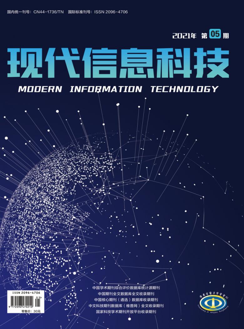 现代信息科技杂志封面