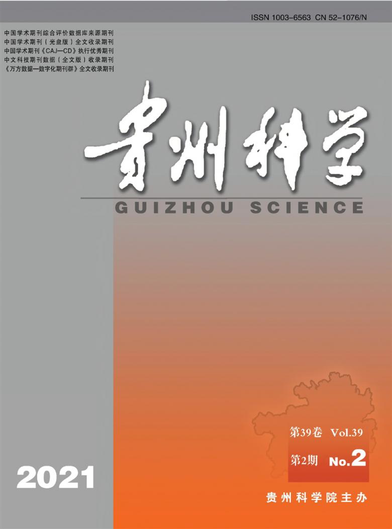 贵州科学杂志封面