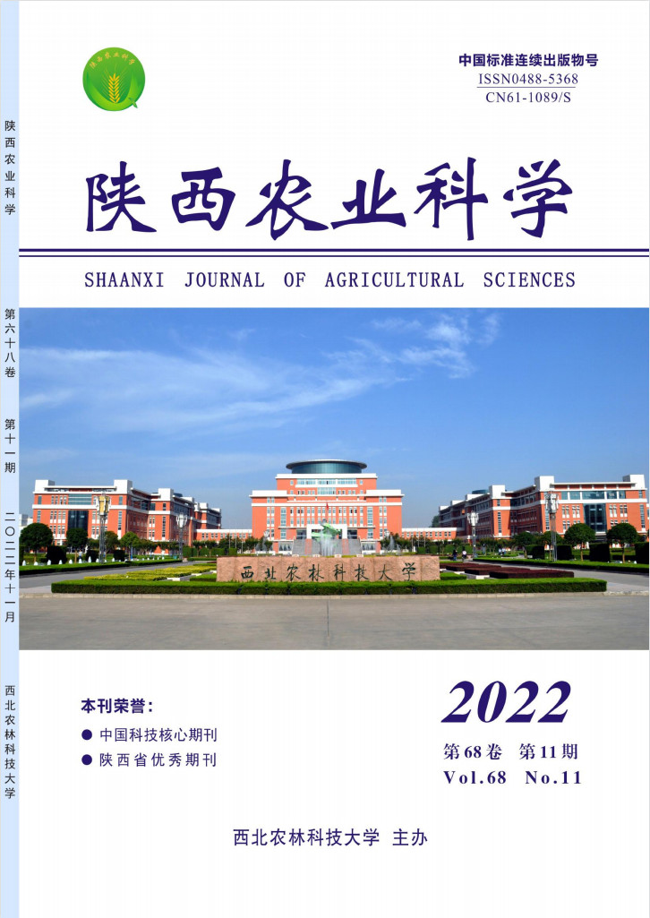 陕西农业科学杂志封面