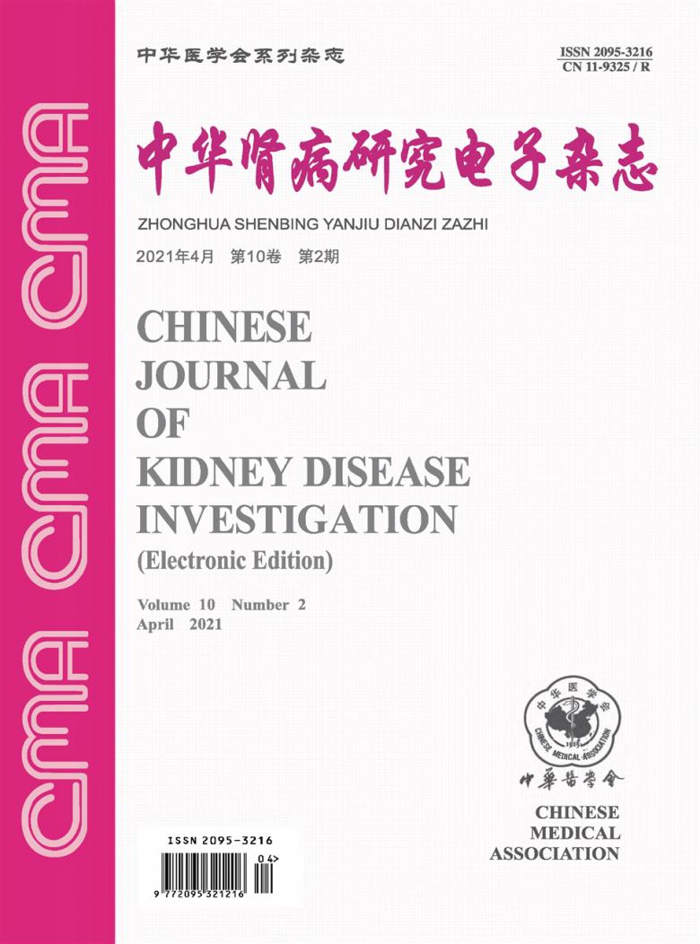中华肾病研究电子封面