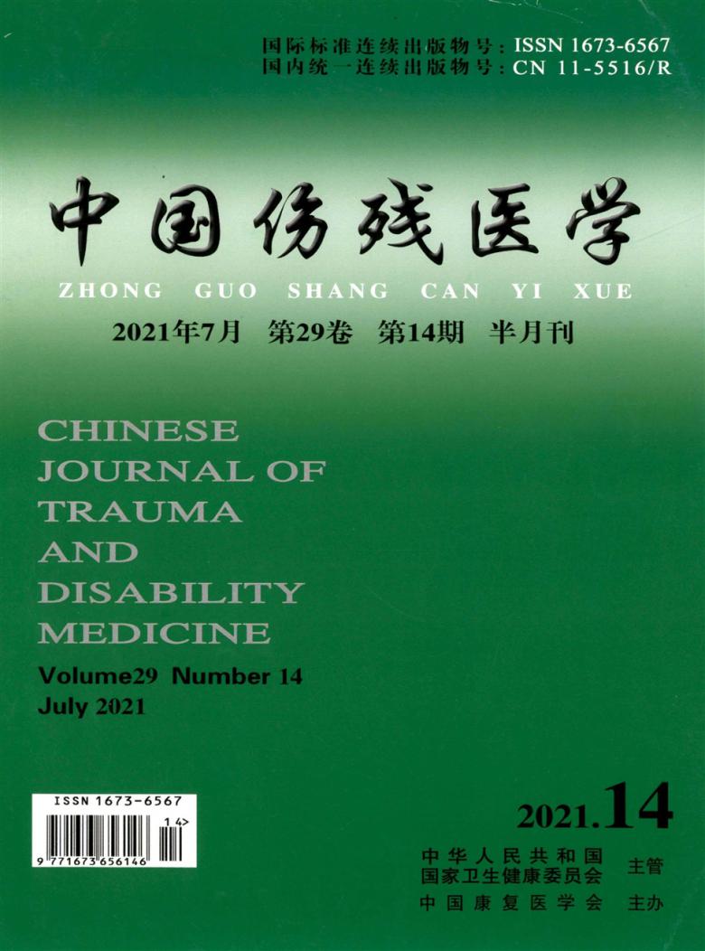 中国伤残医学封面