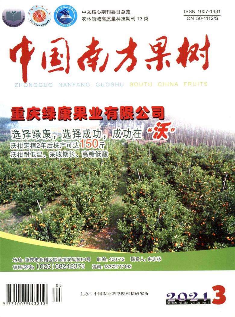 中国南方果树杂志封面