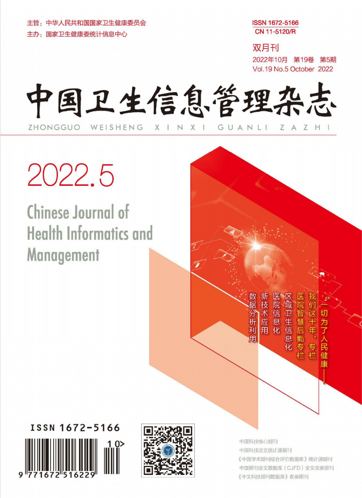 中国卫生信息管理封面