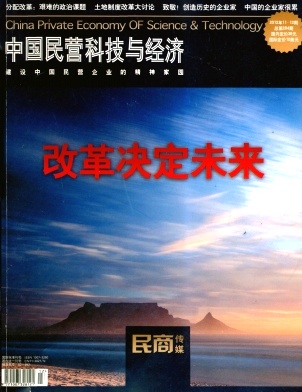 中国民营科技与经济杂志封面