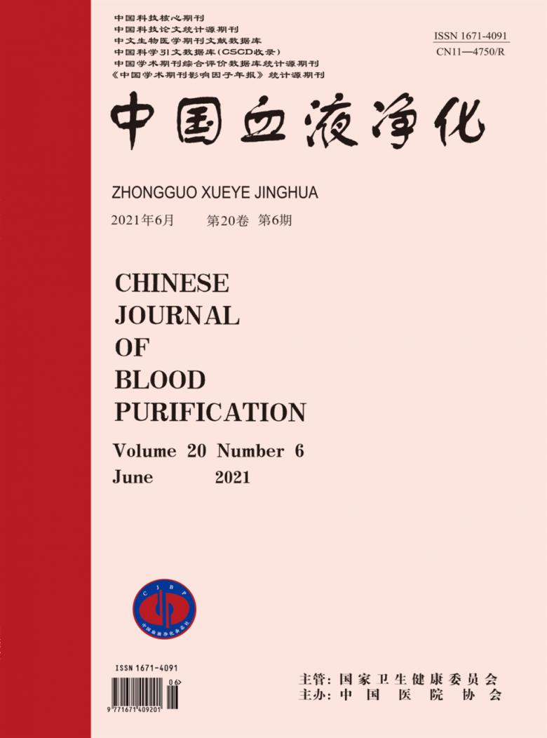 中国血液净化封面