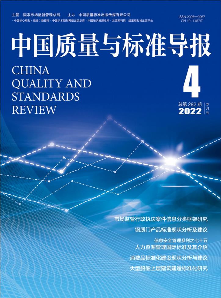 中国质量与标准导报封面