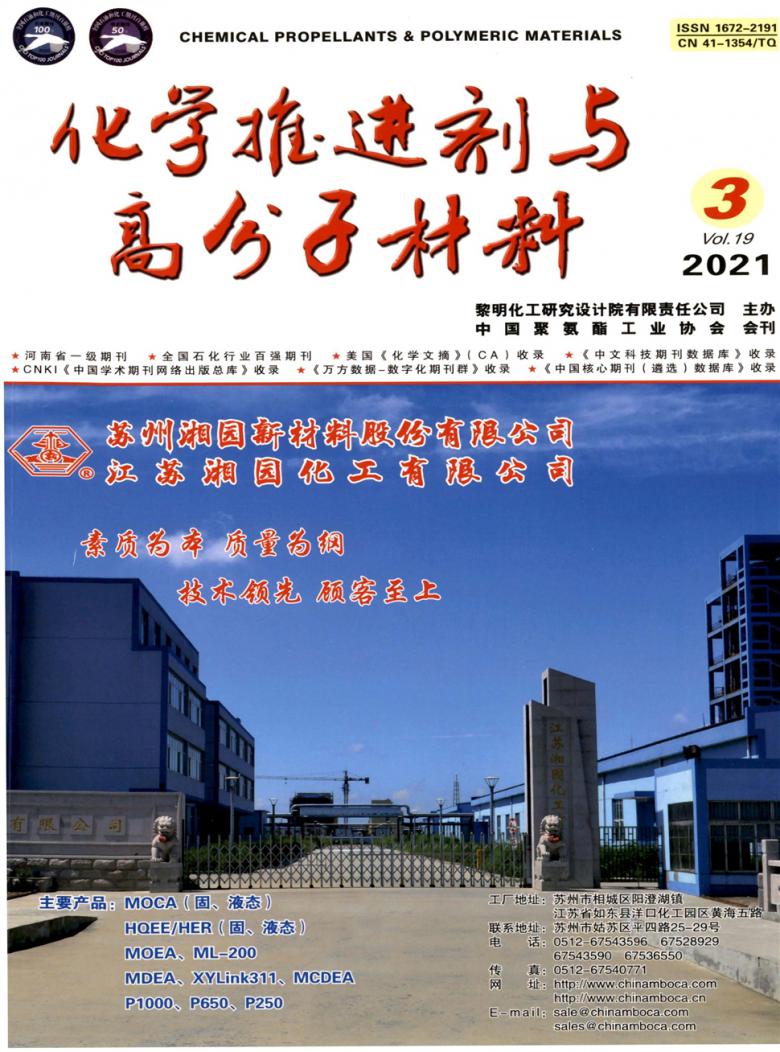 化学推进剂与高分子材料杂志封面