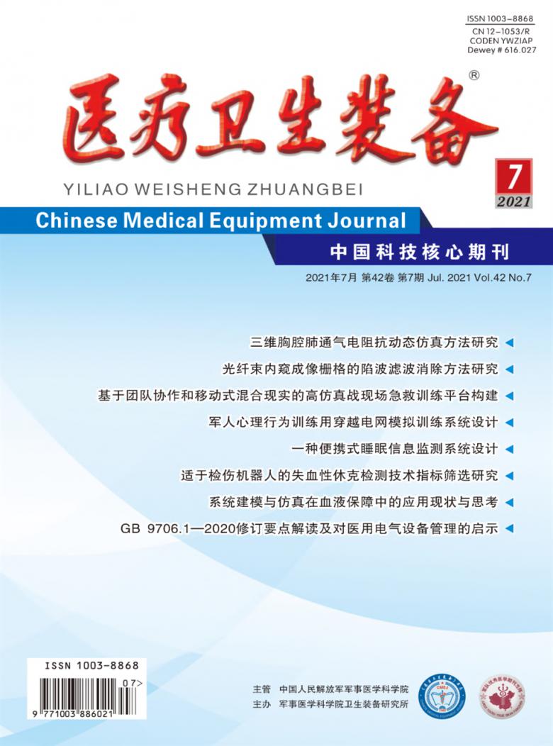 医疗卫生装备杂志封面