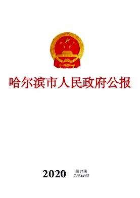 哈尔滨市人民政府公报杂志封面