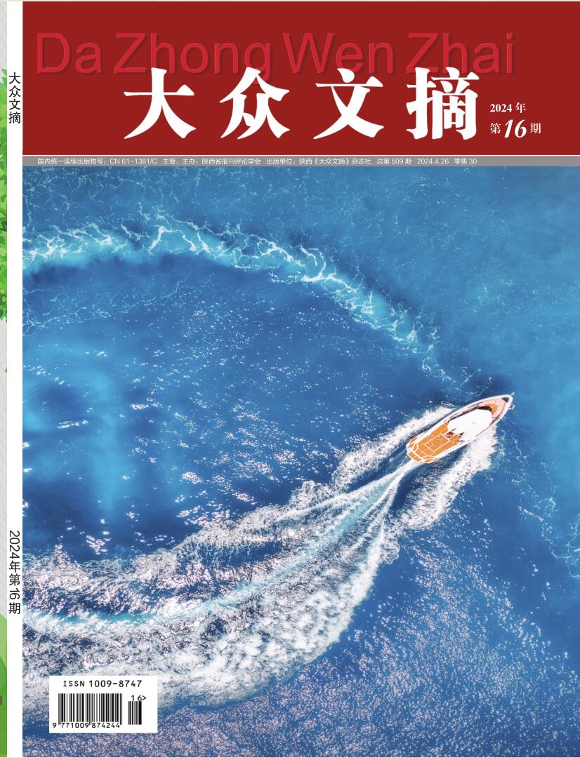大众文摘封面