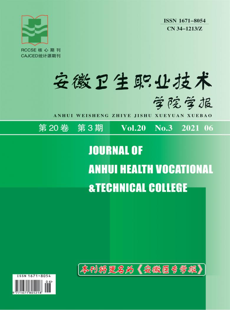 安徽卫生职业技术学院学报封面