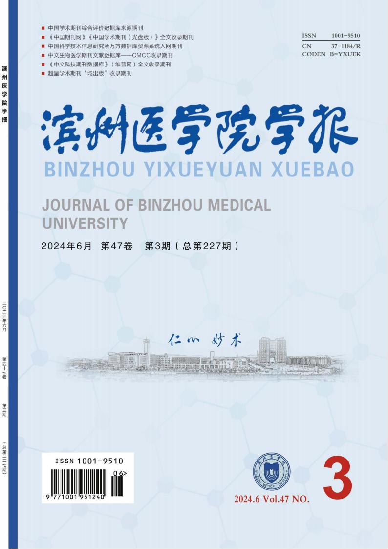 滨州医学院学报封面