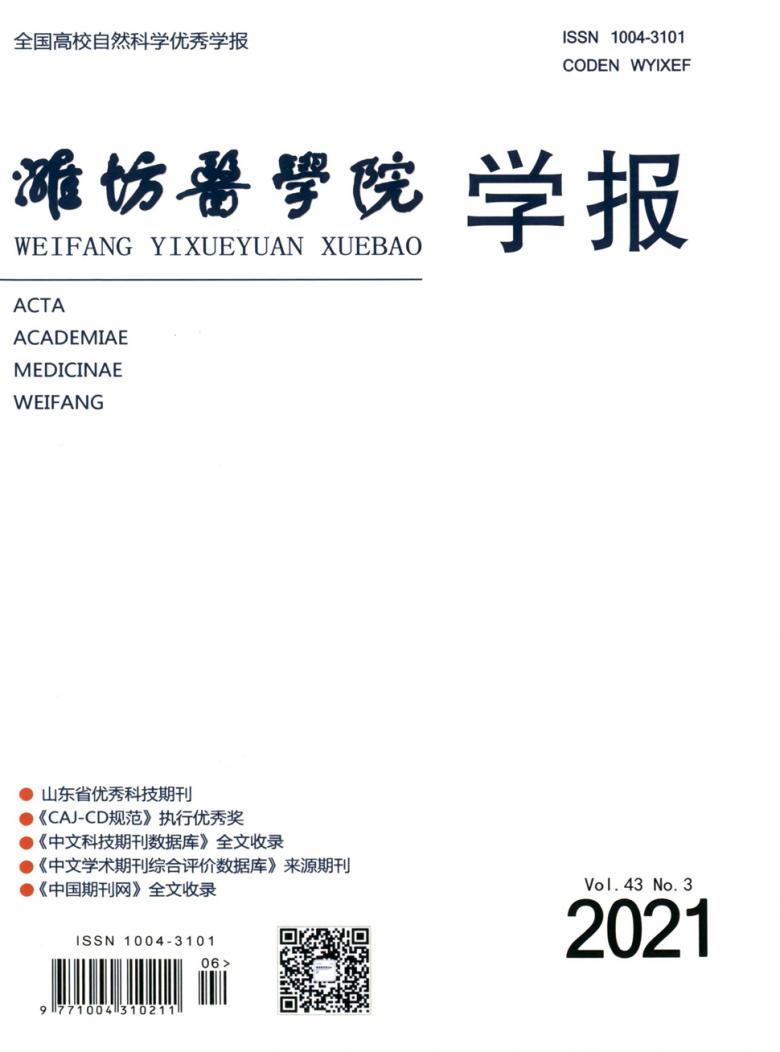 潍坊医学院学报封面