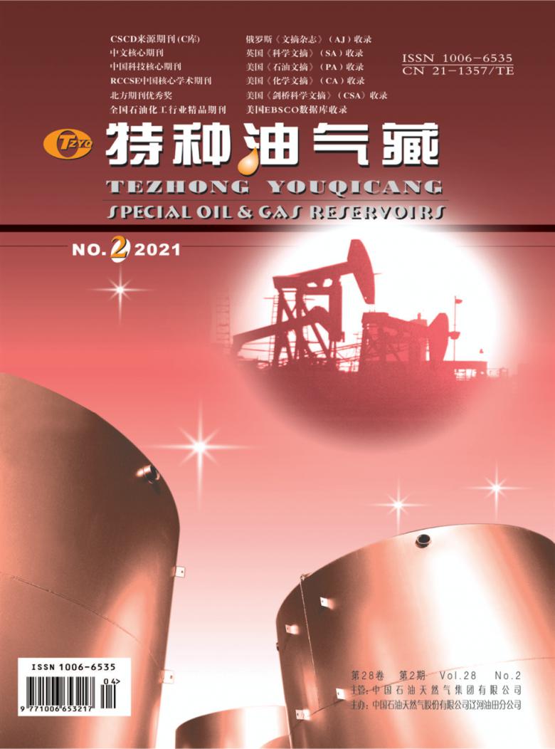 特种油气藏杂志封面