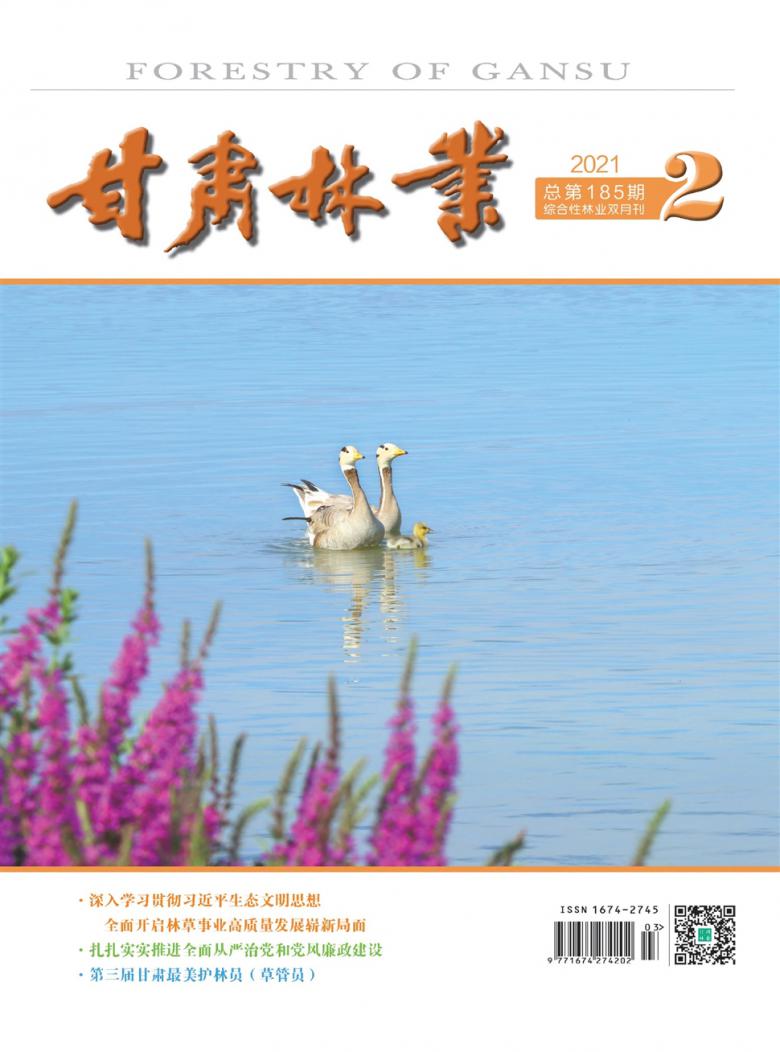 甘肃林业杂志封面