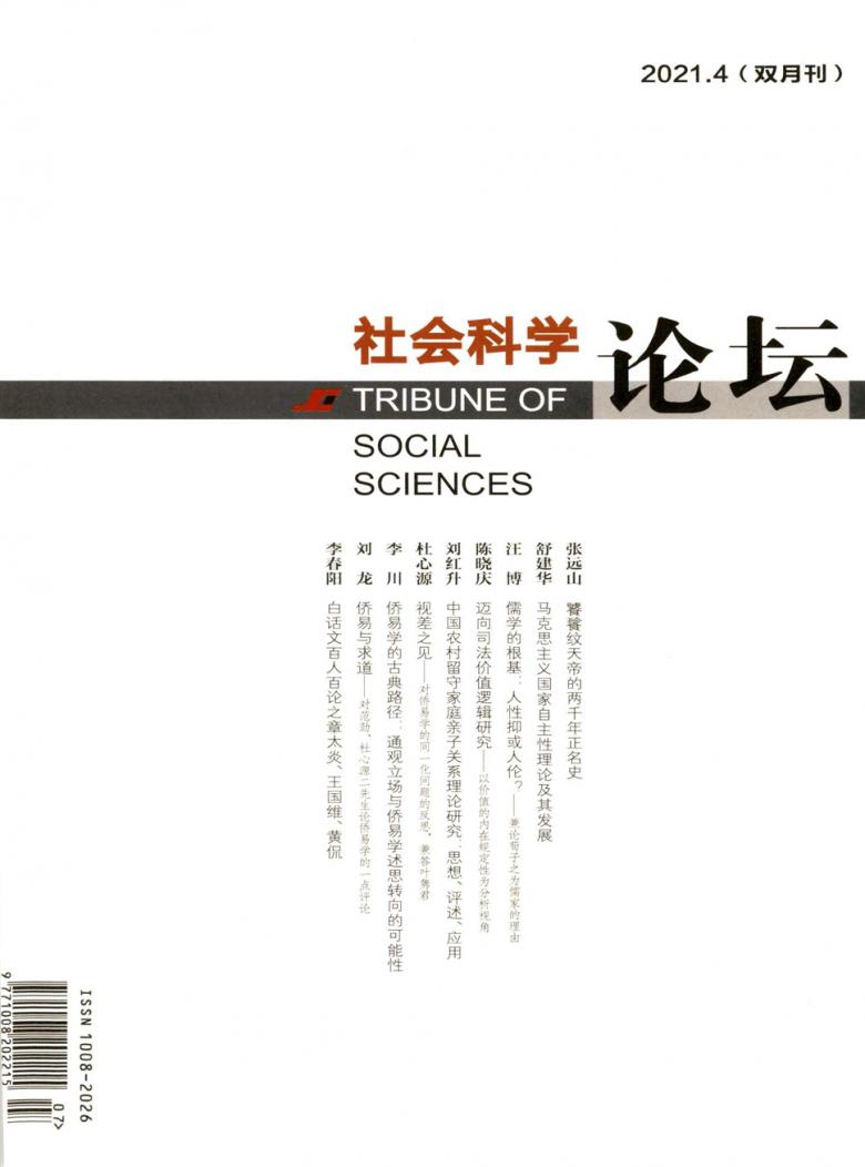 社会科学论坛杂志封面