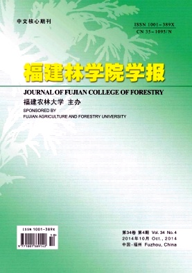 福建林学院学报杂志封面