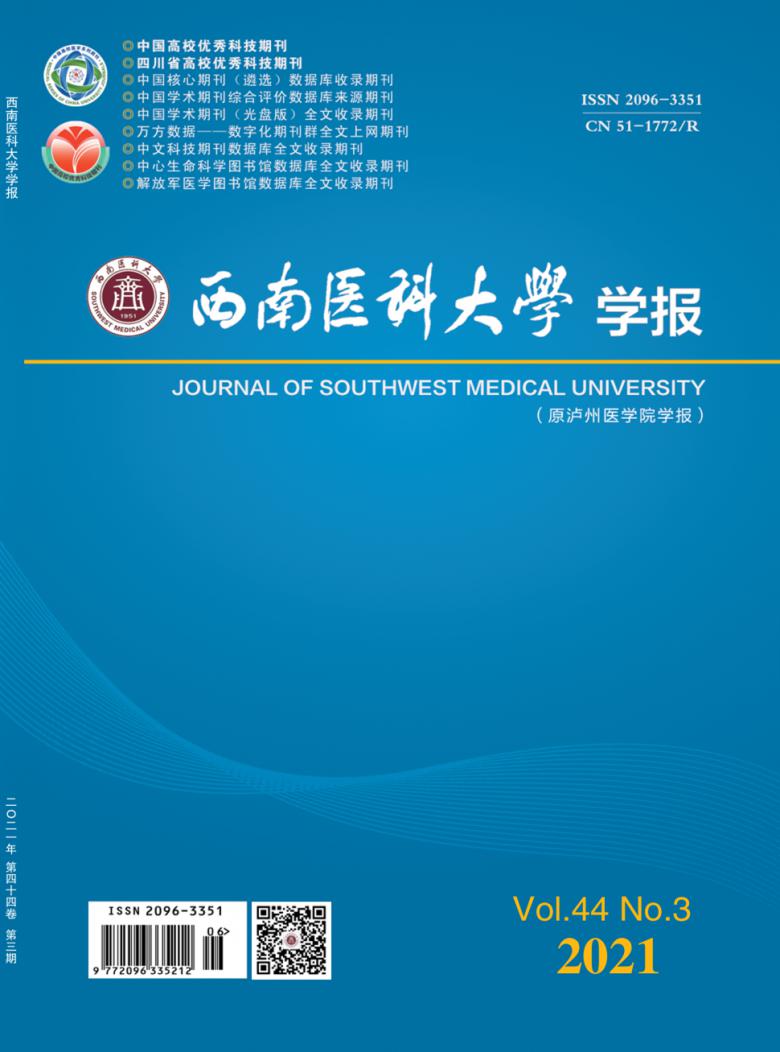 西南医科大学学报封面