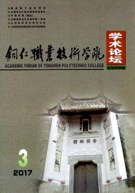 铜仁职业技术学院学术论坛封面